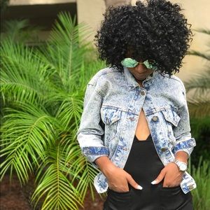 Vintage Acid Washed Jean Jacket